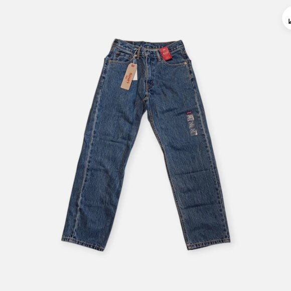 Levi's 550 Relaxed Mens Jeans Denim 30X30 Cotton medium wash Blue NWT - Picture 1 of 13